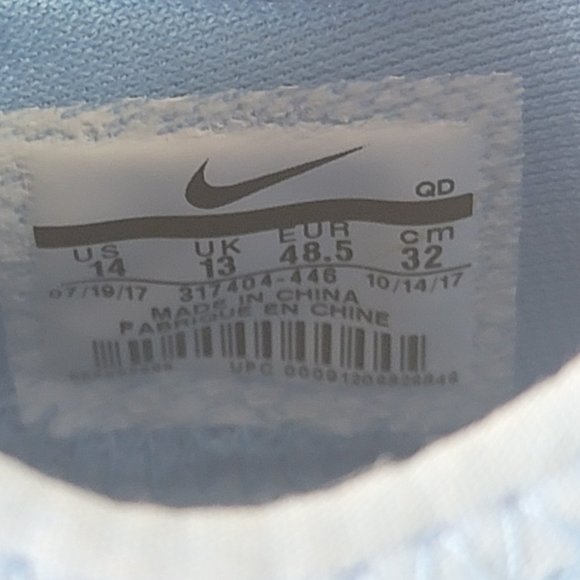 Nike Zoom Pole Vault Elite Track & Field Spikes Blue White Red Mens Size 14 - Picture 11 of 11